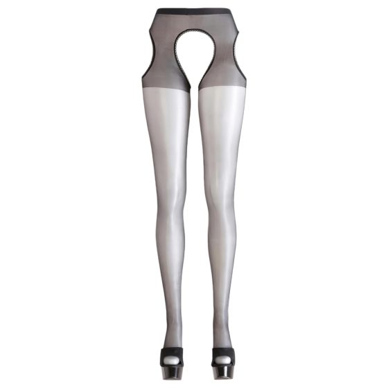 Cottelli - erotické punčochy - černá - L/XL