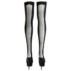 Cottelli - Sexy samodržící punčochy (černé)