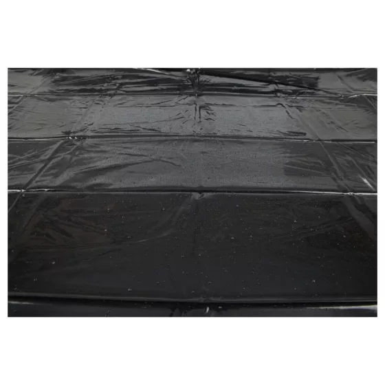Fetish - Lakovaná prostěradla - 200×230 cm (černá)