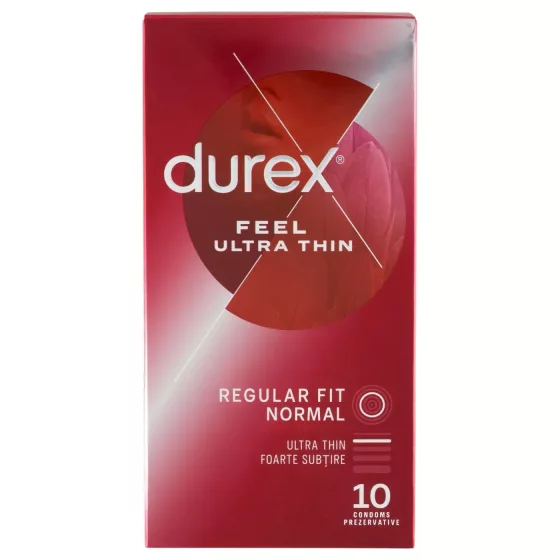 Durex Feel Ultra Thin - extra tenké realistické kondomy - 10 ks