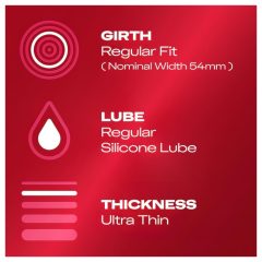   Durex Feel Ultra Thin - extra tenké realistické kondomy - 10 ks