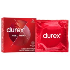 Durex Feel Thin - realistický pocit kondom (3 ks)