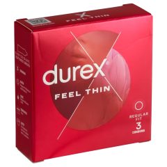 Durex Feel Thin - realistický pocit kondom (3 ks)