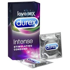 Durex Intense - vroubkované a tečkované kondomy (10 ks)