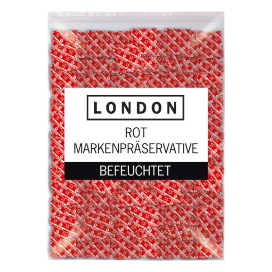London - Jahodové kondomy (1000 ks)