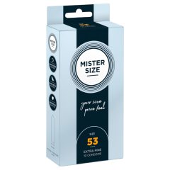 Mister Size tenký kondom - 53mm (10ks)