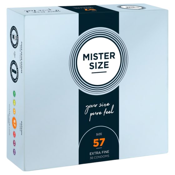Mister Size tenký kondom - 57 mm (36 ks)