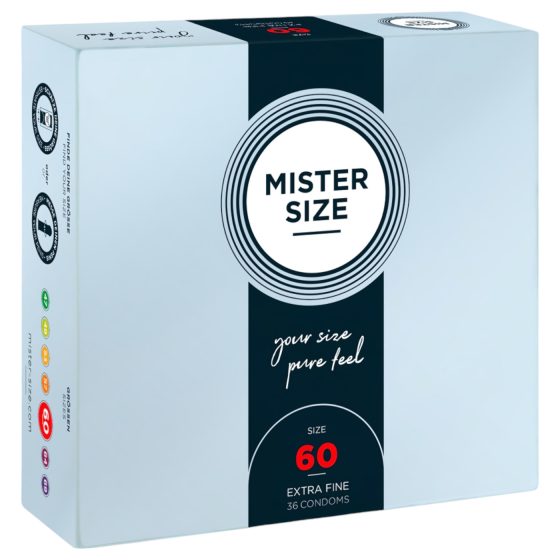 Mister Size tenký kondom - 60mm (36ks)