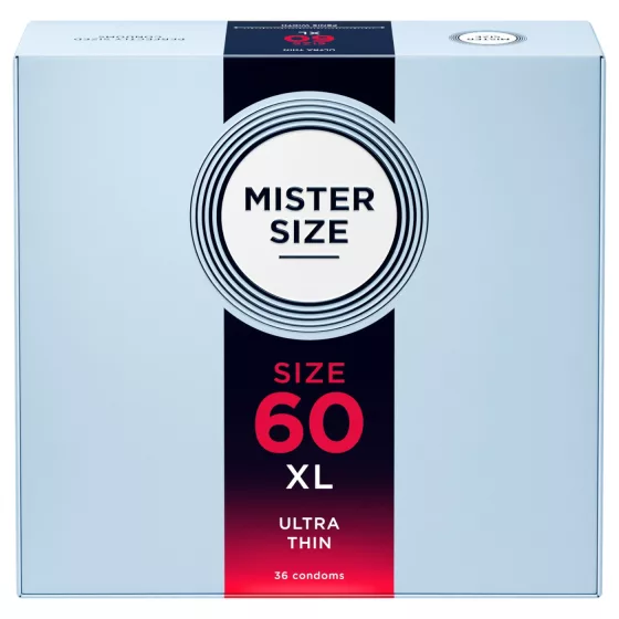Mister Size - ultra tenký kondom - 60 mm - balení 36 ks