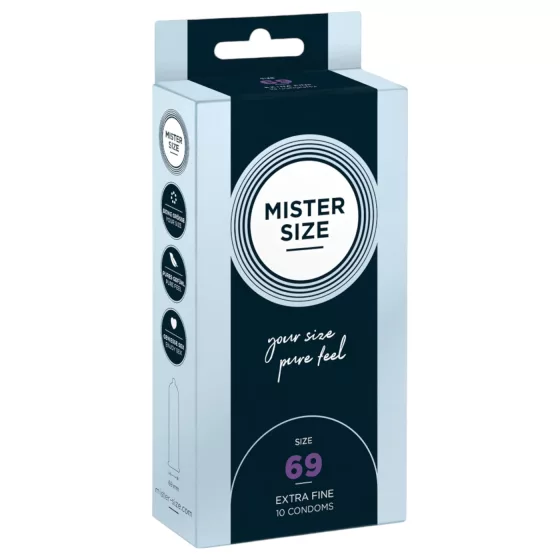 Mister Size - tenké kondomy - 69 mm - 10 ks