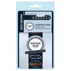 Mister Size - sada kondomů s měřidlem penisu - 3 ks