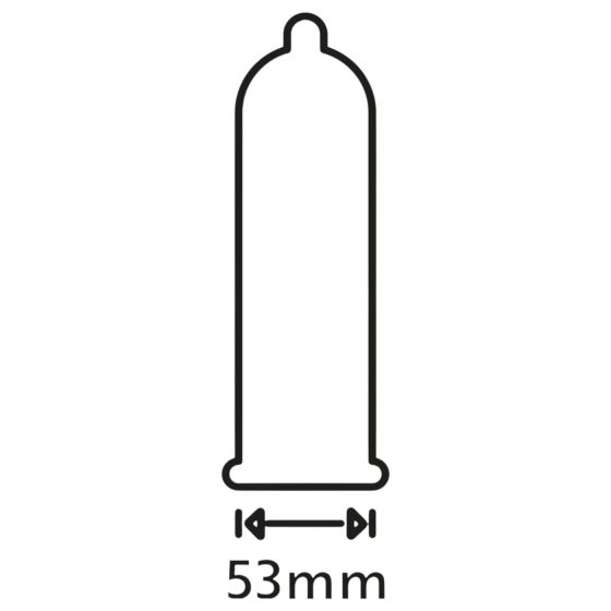 Secura Extra Fun - tečkovaný kondom - 53mm (12ks)