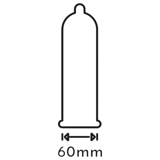 Secura Lilek - velký kondom - 60mm - 12 ks