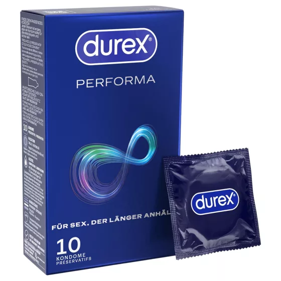 Durex Performa - kondomy pro oddálení ejakulace - 10 ks
