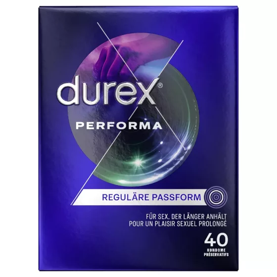 Durex Performa - kondomy pro oddálení ejakulace - 40 ks