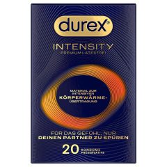   Durex Intensity - ultra tenké latexové kondomy - bez latexu - 20 ks