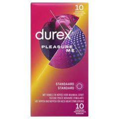   Durex Pleasure Me - vroubkované a tečkované kondomy (10 ks)