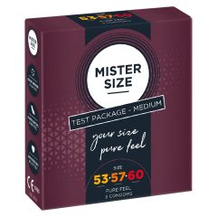 Mister Size kondomy Testovací balíček - 3 ks