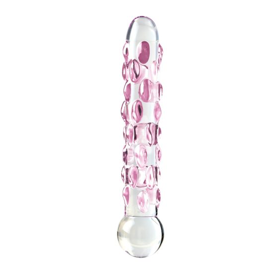Icicles No. 7 - perlové skleněné dildo