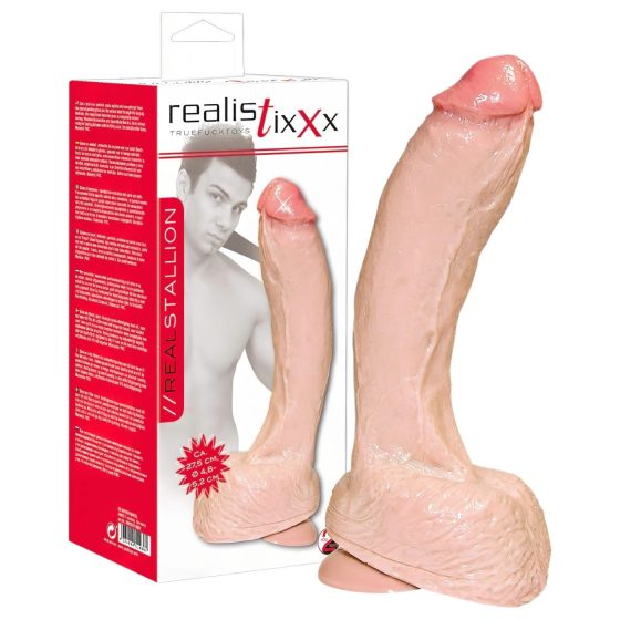 Realistixxx Giant - extra velké dildo (přírodní)