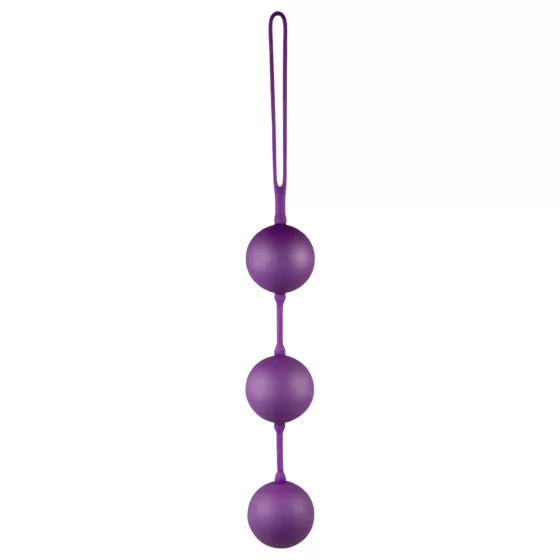 You2Toys - venušiny kuličky trojitá - sametová fialová