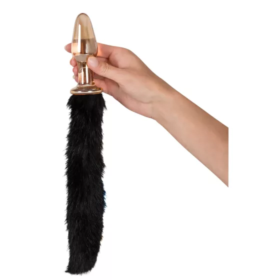 You2Toys - skleněný anální kolík s kočičím ocasem
