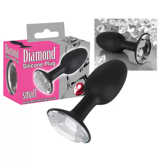You2Toys - Diamond - silikonový anální kolík (malý)