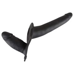 You2Toys - Připínací silikonové dildo duo (černé)