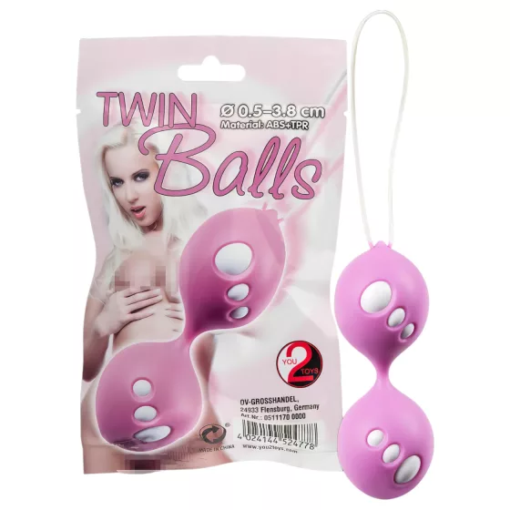 You2Toys - venušiny kuličky duo - růžové