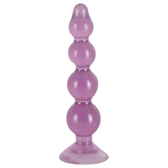 You2Toys - anální korále - anální kolík s přísavkou (fialový)