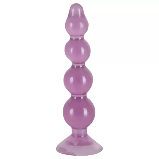 You2Toys - anální korálky - s přísavkou - fialové