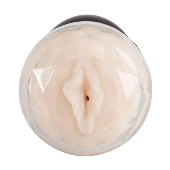 You2Toys - vagína a anál - dvojitý masturbátor - černý