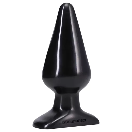 Doc Johnson - anální kolík - velký, černý, classic, 14,5 cm