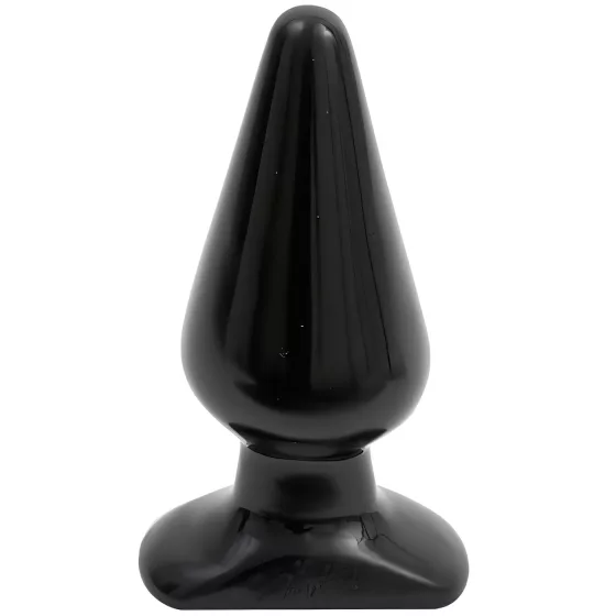Doc Johnson - anální kolík - velký, černý, classic, 14,5 cm
