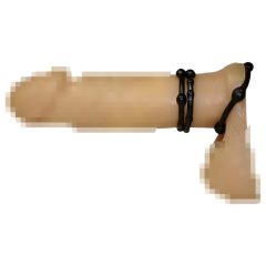   You2Toys - Buď tvrdý! Sada erekčních kroužků - černá (3 ks)
