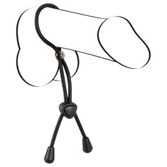   Bad Kitty - silikonový kroužek na penis a varlata - černý