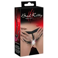   Bad Kitty - intim rozkládací svěrka se spodním prádlem - fialovo-černá (S-L)
