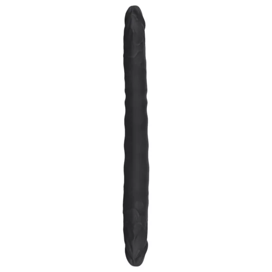 Bad Kitty - dvojité dildo - flexibilní silikon - černé