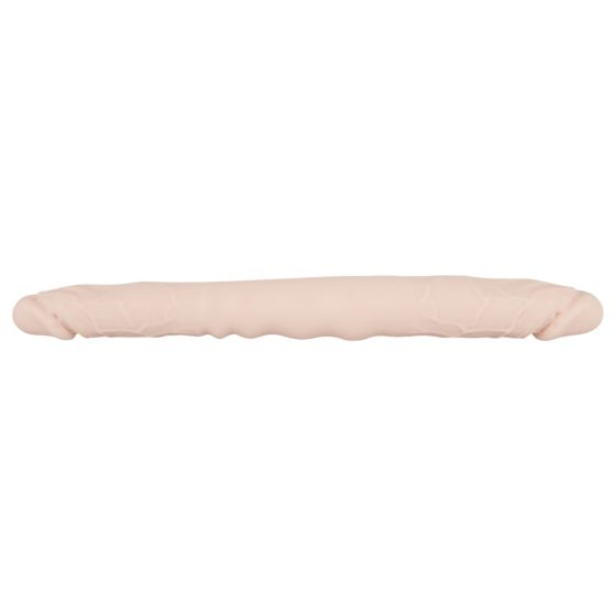 You2Toys - Double Dong - 100% silikonové dildo (přírodní)