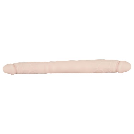 You2Toys - Double Dong - 100% silikonové dildo (přírodní)