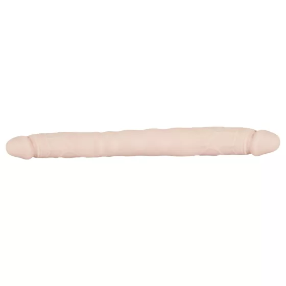 You2Toys - Double Dong - 100% silikonové dildo (přírodní)