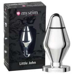   mystim Little John - malý elektro anální kolík (stříbrný)