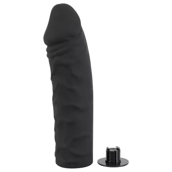 You2Toys - Silicone Strap-On - připínací dildo (černé)