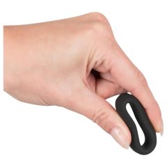   Black Velvet - silnostěnný erekční kroužek (2,6 cm) - černý
