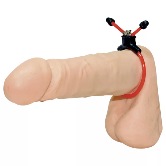 You2Toys - nastavitelný erekční kroužek - červený