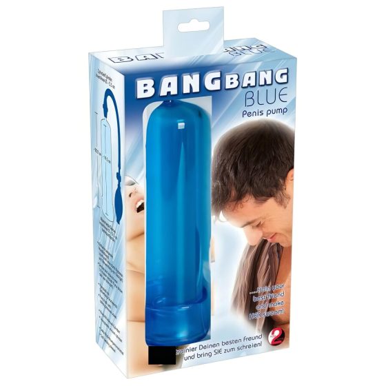 Bang Bang vakuová pumpa na penis - modrá