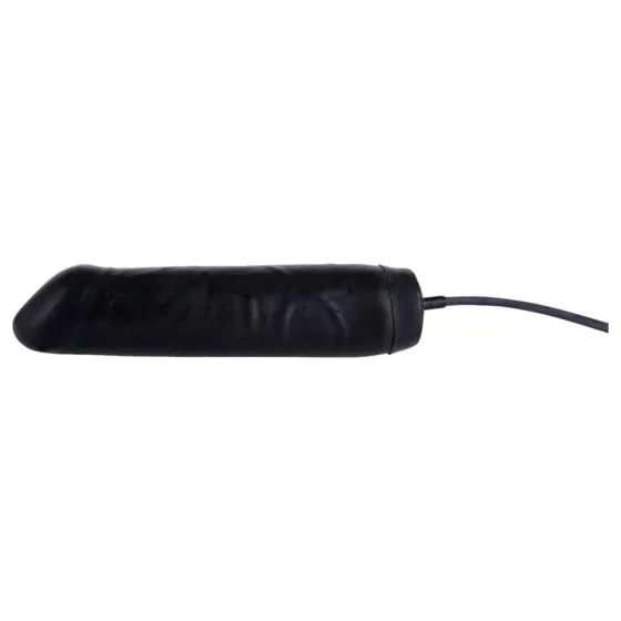 You2Toys - latexový, nafukovací realistický anální roztahovač (černý)