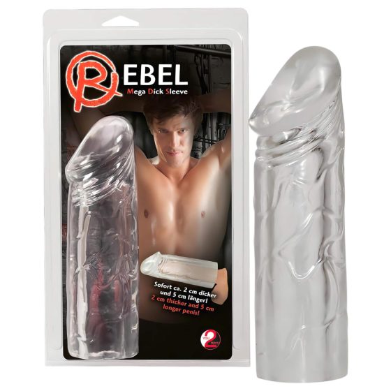 / Rebel - prodlužovací a zahušťovací návlek na penis