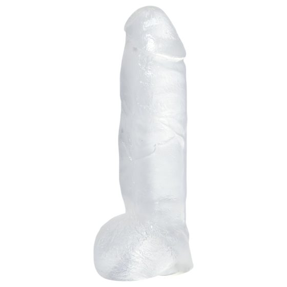 Křišťálově čistý obří dildo