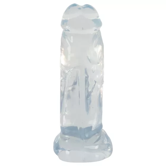 Crystal Clear Big Dong - gelové obří dildo (21,5 cm)